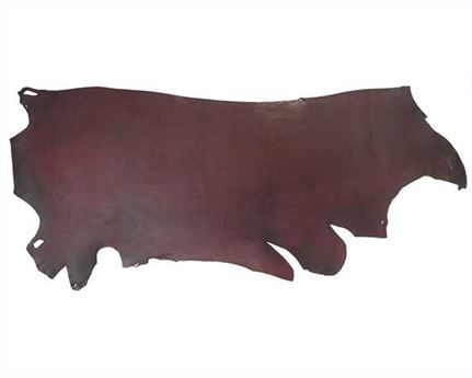 MORGAN OAK SIDES LATIGO 1.6/2.4MM BURGUNDY LIGHT USA STEER HIDE LEATHER