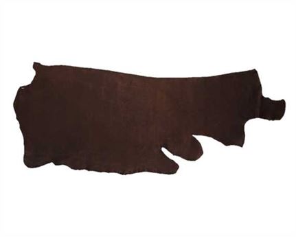 MORGAN OAK VEG HVY SEAT SIDES 2.5MM DK HAVANA USA STEER HIDE LEATHER