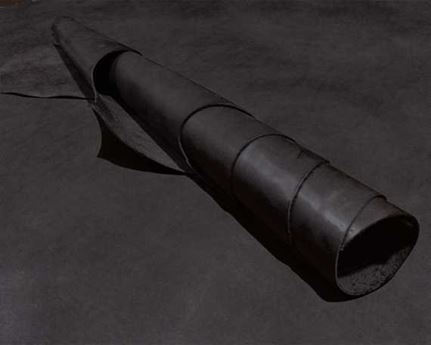 VEG TANNED COW SIDE 1.2/1.4MM BLACK GREAT CRAFT LEATHER