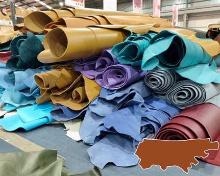  BAG / SHOE LEATHER SIDES YEARLING 0.8-1.1MM VARIOUS COLOURS AVE SIZE 14 FT (EACH)