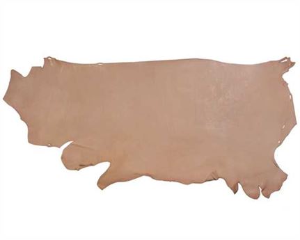 MORGAN OAK VEG SWELL COVER 3.5MM TINTED GOLDEN B USA STEER HIDE LEATHER