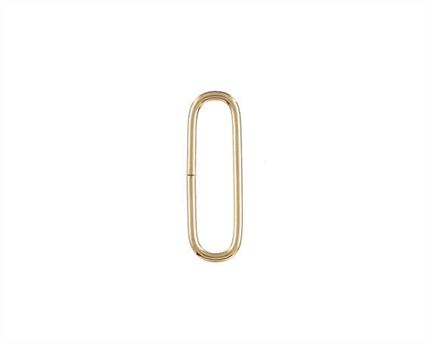 LOOP NICKEL PLATED METAL LIGHT 25MM