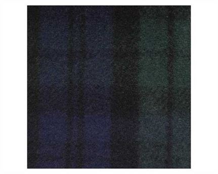 FABRIC 80% WOOL RUG TARTAN BLACKWATCH RCC08 183CM PER L/M