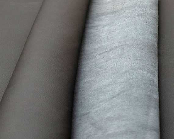 MUIRHEAD CAIRNGORM ANTHRACITE CG002 UPHOLSTERY LEATHER FULL HIDE