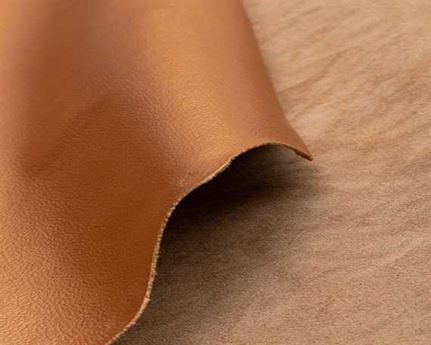 MUIRHEAD METALLIC GOLD MT054 UPHOLSTERY LEATHER FULL HIDE