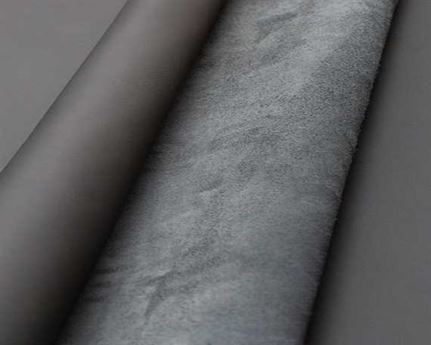 MUIRHEAD SATEEN CHARCOAL SF626 UPHOLSTERY LEATHER FULL HIDE