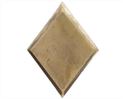 DIAMOND SHAPED ORNAMENTS BRASS 45MM