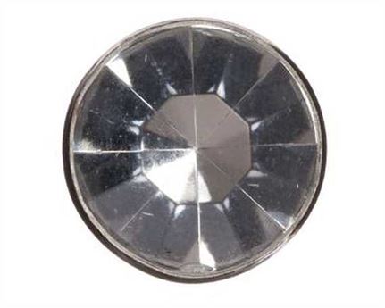 ORNAMENT CRYSTAL CLEAR 10MM PKT 10