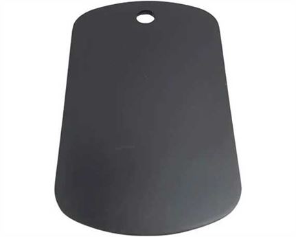 ARMY DOG TAG 51 X 29mm BLACK