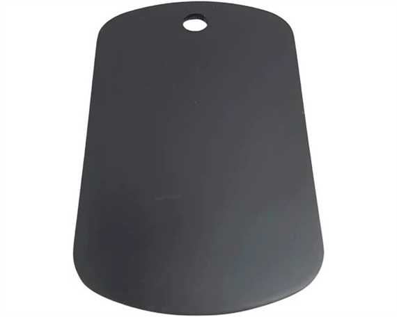 ARMY DOG TAG 51 X 29mm BLACK
