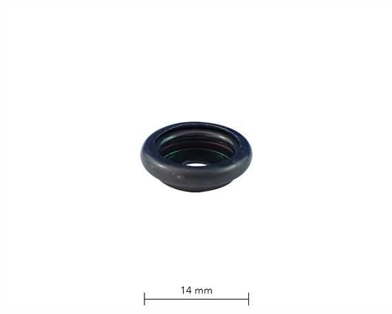 PRESS STUD LARGE DU BLACK SOCKET EXTRA LIGHT PER 1000