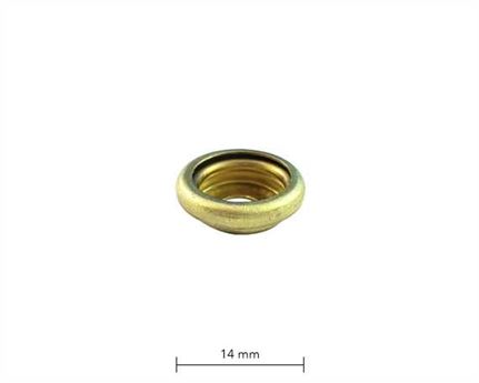 PRESS STUD LARGE DU GILT (BRASS) SOCKET PER 1000
