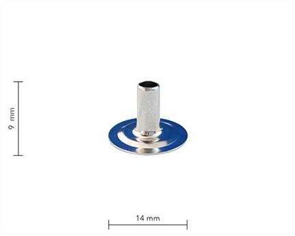 PRESS STUD LARGE DU NICKEL EYELET LONG STEM PER 1000