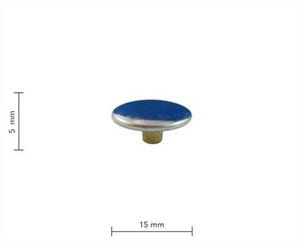 PRESS STUD LARGE DU NICKEL TOP PER 100