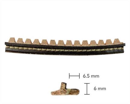 RANDING 123 BLACK LEATHER, WHITE STITCH (MT)