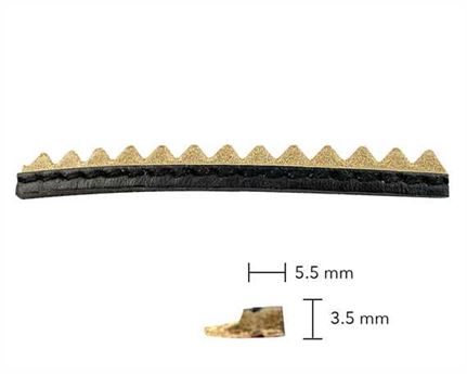 RANDING STITCHED LEATHER BLACK