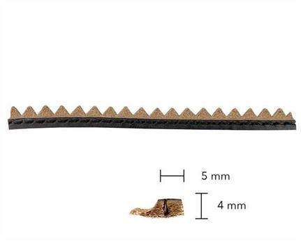 RANDING STITCHED LEATHER BROWN