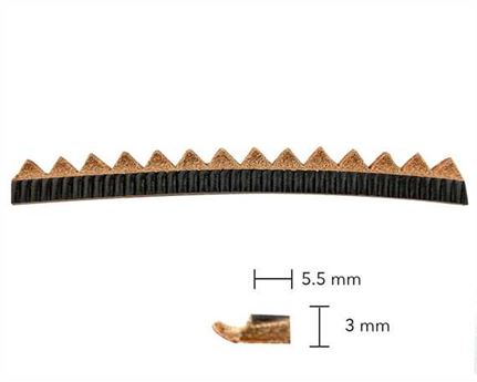 RANDING 583 EMBOSSED LEATHER BLACK