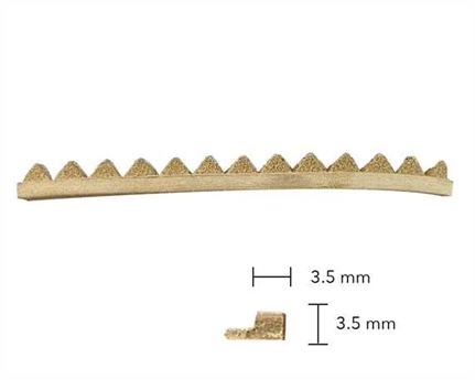 RANDING PLAIN 3MM LEATHER NATURAL(MT)