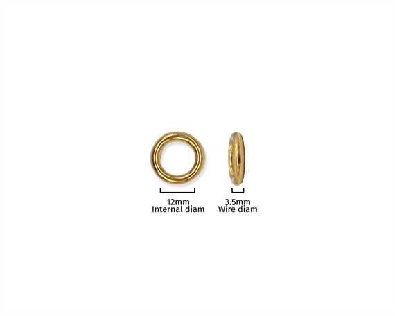 RING BRASS 12MM INTERNAL DIMENSION