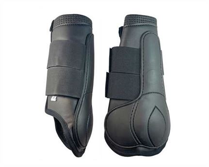  SADDLE DOCTOR LONG BACK LEG PVC BOOT MEDIUM BLACK (PAIR)