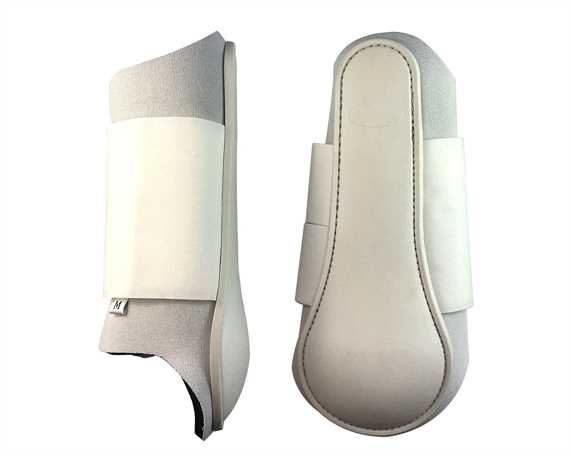  SADDLE DOCTOR NEOPRENE FORE-LEG BOOT PROTECTOR MEDIUM WHITE (PAIR)