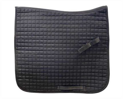  SADDLE DOCTOR QUILTED DRESSAGE SADDLE CLOTHS BLACK