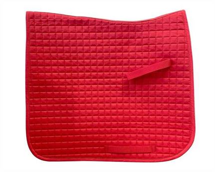  SADDLE DOCTOR QUILTED DRESSAGE SADDLE CLOTHS RED