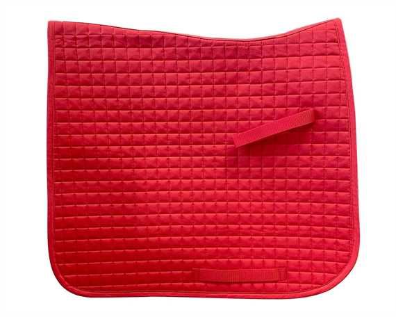  SADDLE DOCTOR QUILTED DRESSAGE SADDLE CLOTHS RED