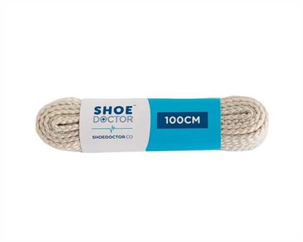  SHOE DOCTOR 100CM TRACK FLAT LACE BONE
