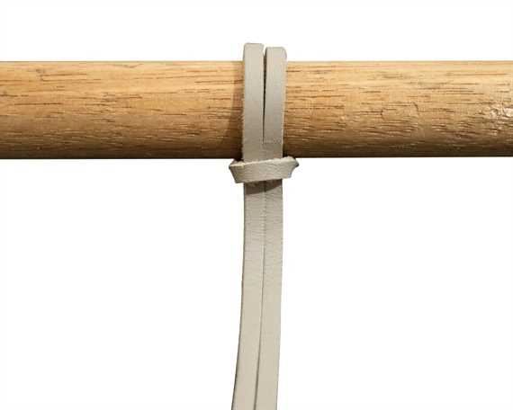 LEATHER LACE SHOE DOCTOR BEIGE 150CM (PAIR) TRIMMABLE TO 120CM