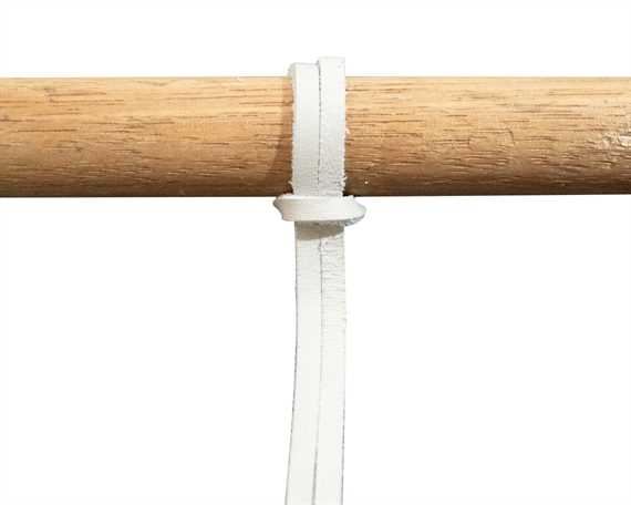 LEATHER LACE SHOE DOCTOR BONE 150CM (PAIR) TRIMMABLE TO 120CM