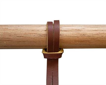 LEATHER LACE SHOE DOCTOR CHESTNUT 150CM (PAIR) TRIMMABLE TO 120CM