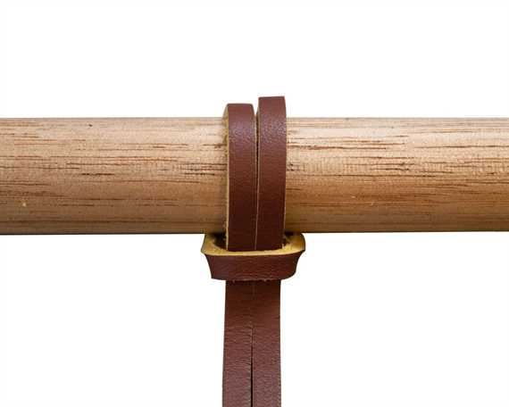 LEATHER LACE SHOE DOCTOR CHESTNUT 150CM (PAIR) TRIMMABLE TO 120CM