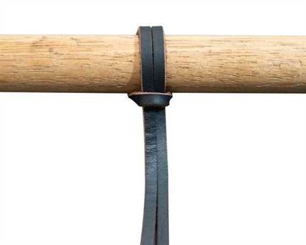 LEATHER LACE SHOE DOCTOR DARK BROWN 150CM (PAIR) TRIMMABLE TO 120CM