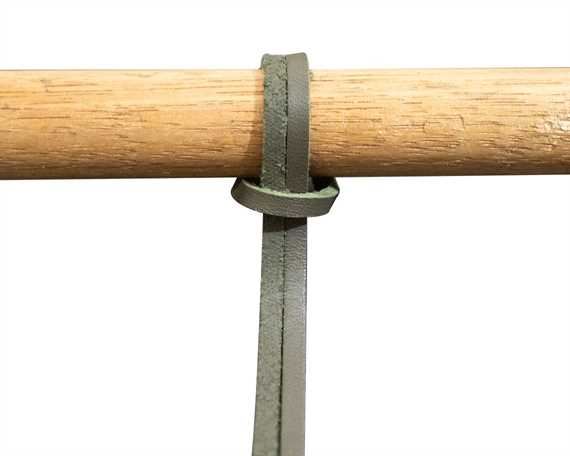 LEATHER LACE SHOE DOCTOR KHAKI 150CM (PAIR) TRIMMABLE TO 120CM