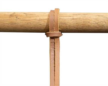 LEATHER LACE SHOE DOCTOR TAN 150CM (PAIR) TRIMMABLE TO 120CM