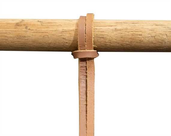 LEATHER LACE SHOE DOCTOR TAN 150CM (PAIR) TRIMMABLE TO 120CM