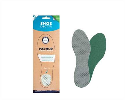  SHOE DOCTOR INSOLE SOLE RELIEF SIZE 35-36 NANO SILVER