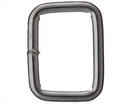SQUARE PLAIN WELDED AUSTRALIAN NICKEL PLATE 25MM X 38MM