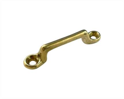 L123  BREECHING STAPLE BRASS 32MM