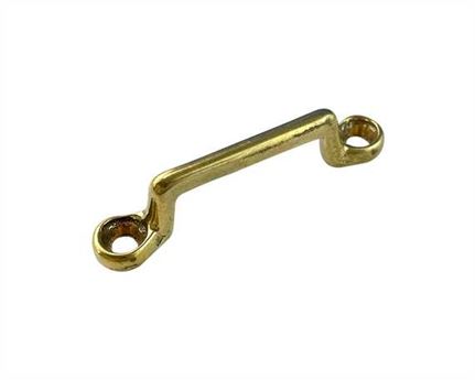 L123  BREECHING STAPLE BRASS 37MM