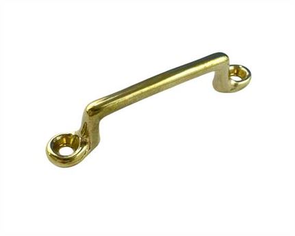L123  BREECHING STAPLE BRASS 50MM