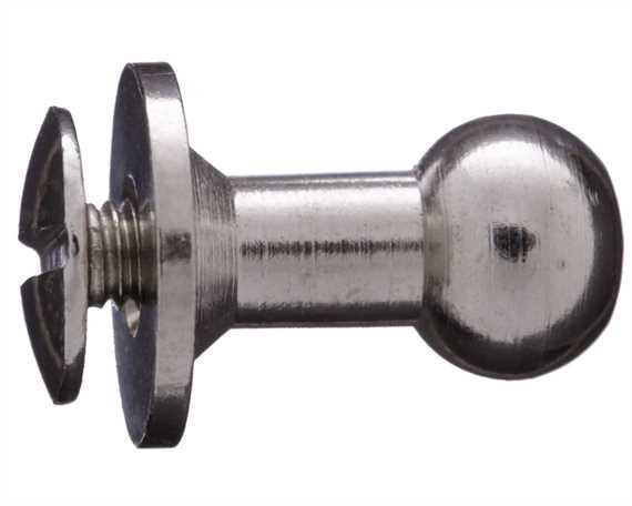 BAG DOCTOR STUD NP POUCH NICKEL PLATE 12X12MM PLUS SCREWS