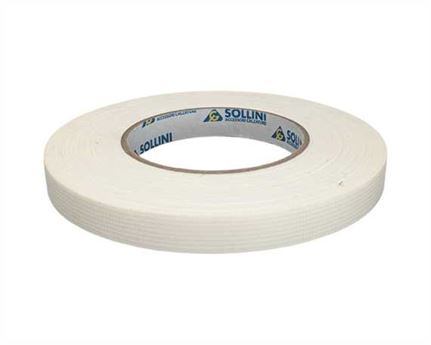 SELF-ADHESIVE SINGLE-SIDED REINFORCING TAPE WHITE 15MM 50M ROLL