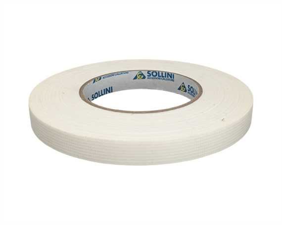 SELF-ADHESIVE SINGLE-SIDED REINFORCING TAPE WHITE 15MM 50M ROLL
