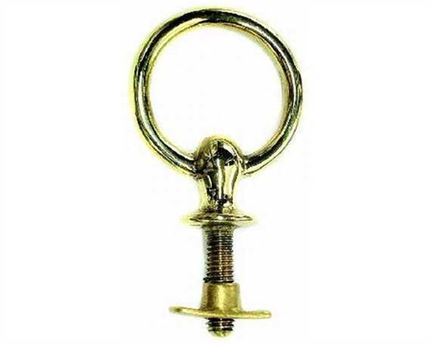 TERRET BALL BRASS 50MM PER PAIR