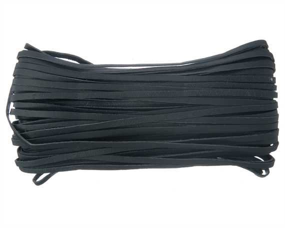 KANGAROO LACING FLAT 3MM NAVY 23M HANK AUSTRALIAN MADE