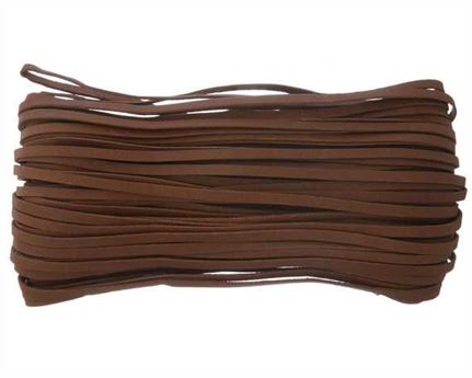 KANGAROO LACING FLAT 3MM TAN (WHISKY) 20M AUSTRALIAN MADE