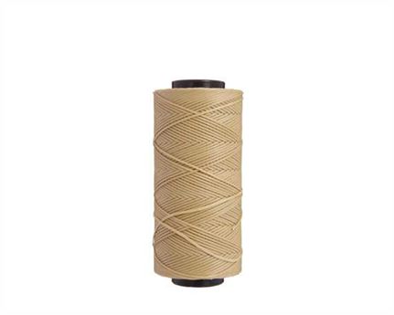 THREAD BRAIDED WAXED POLY 1MM BEIGE #107 100G SPOOL
